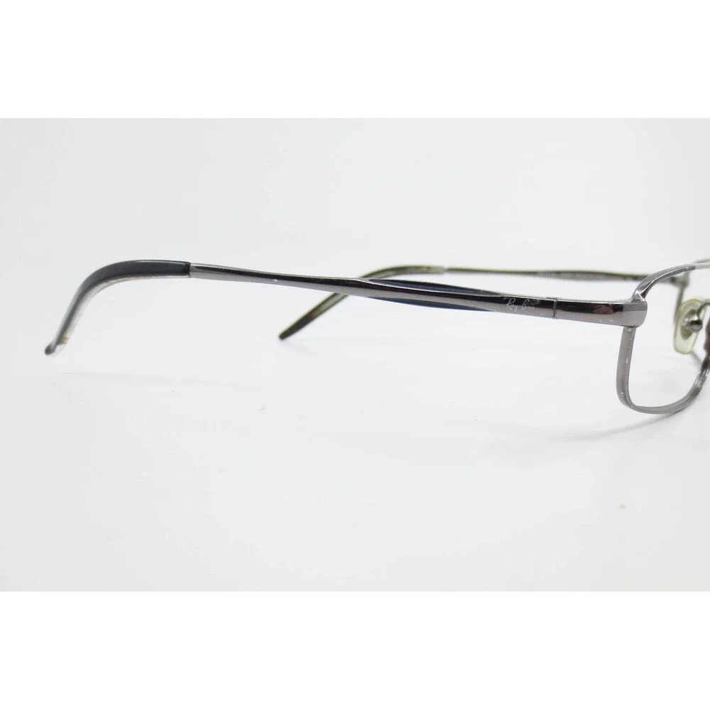 Ray-Ban RB 6116 2502 Gunmetal Rectangular Metal Eyeglasses Frames 51-17-135